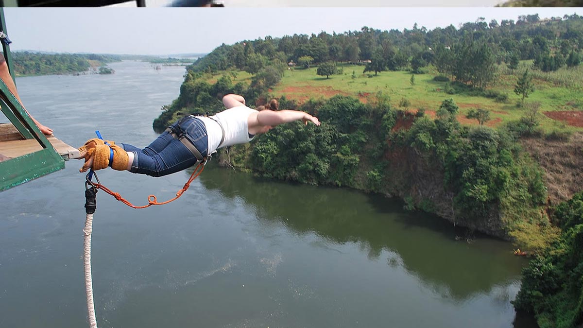 Bungee Jumping in Jinja, Uganda