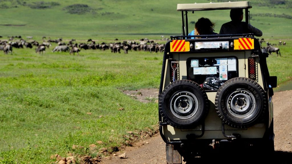 African Safari Vehicle in Uganda or Rwanda